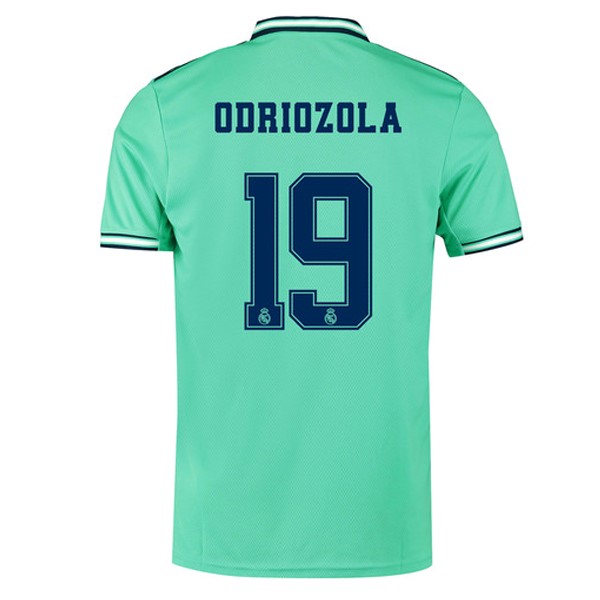 Camiseta Real Madrid NO.19 Odriozola Replica Tercera Ropa 2019/20 Verde